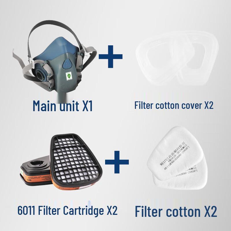 OLOMM Industrial Respirator Mask Kit