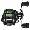 1PC New Solar Digital Display Water Drop Wheel Freshwater Sea Fishing Beach Fishing Boat Fishing Long-distance Raft Fishing Boat
