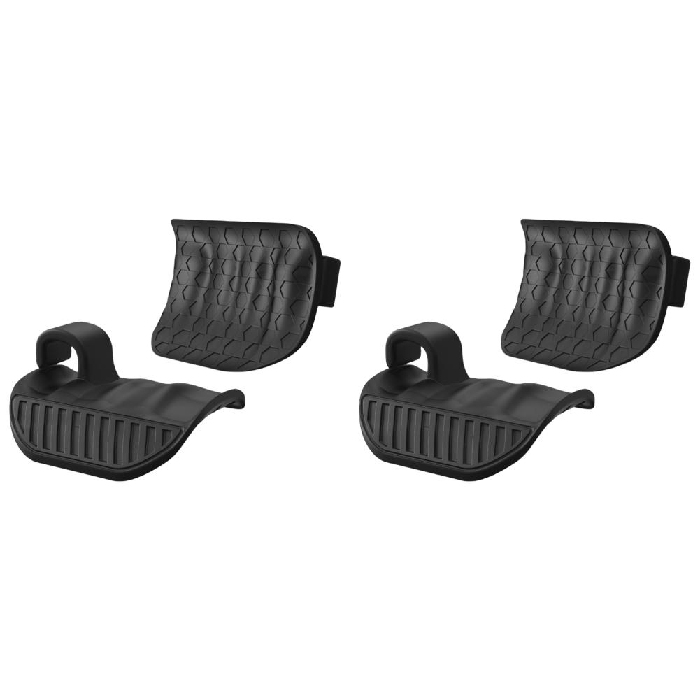 2Pcs Weight Lifting Gloves Silicone Gyms Grip Pads Ergonomic Fingerless Workout Grips Lightweight for Weightlifting Dumbbell