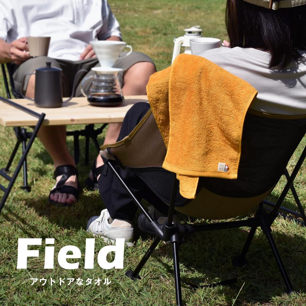 Bloom Imabari Towel Certified Muffler Towel Set Field Sports Towel 22 x 100cm Suitable for Indoor Drying and Outdoor Made in Japan 4-Piece Soft,