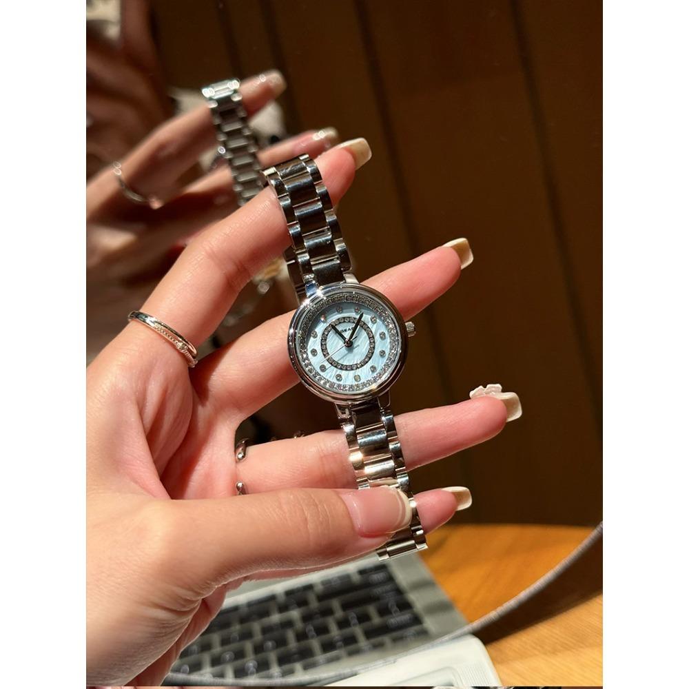 Women s Starry Sky Diamond Watch – Trendy Quartz Minimalist Bracelet, Elegant Gift for Her