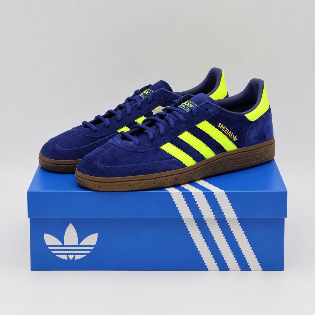 JR3845 adidas Originals Handball Spezial Victory Blue Solar Yellow Gold (Men's)