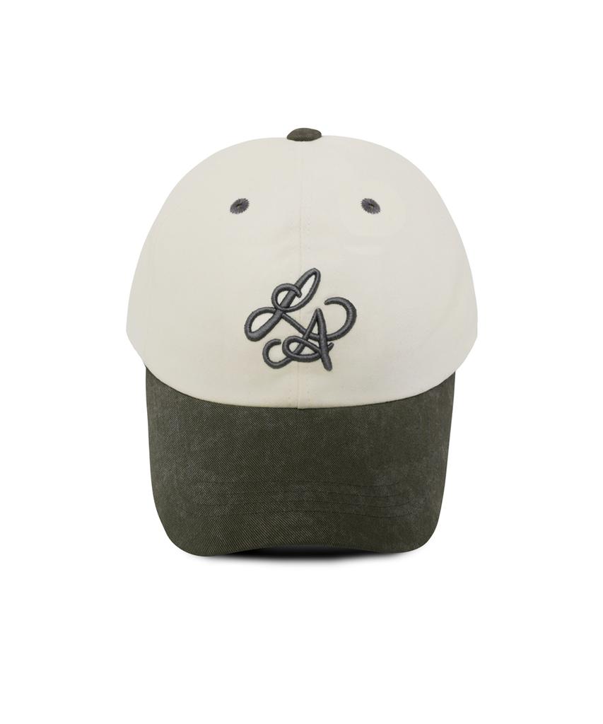 Line Binyu La Two-Tone Baseball Cap - Khaki & Cream