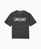 LIMELIGHT APPAREL Limelight Big Logo Cooling Oversized T-Shirt (Charcoal/White)