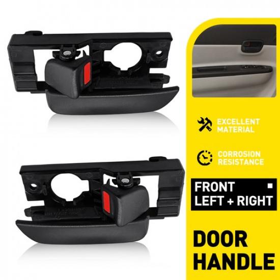 2/4PCS Interior Handle Door Inner Hatch For Hyundai 2006-2011 Gray/Black Accent