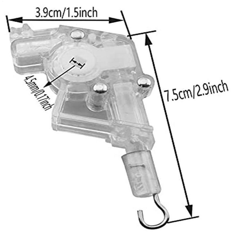 Wand Tilter 2 Pieces Hexagon-Shaped Blinds Control Wand Tilter Hook Connection Tool Maintenance Hardware For Apartment Cafe