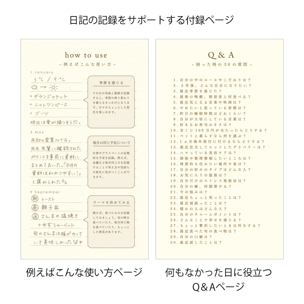 DESIGNPHIL MIDORI 12899006 Diary, 12-Month Spread, Green,