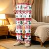 Pantaloni Pigiama da Uomo in Velluto a Coste con Tasche, Pantaloni da Notte Casual per Casa e Ora di Dormire