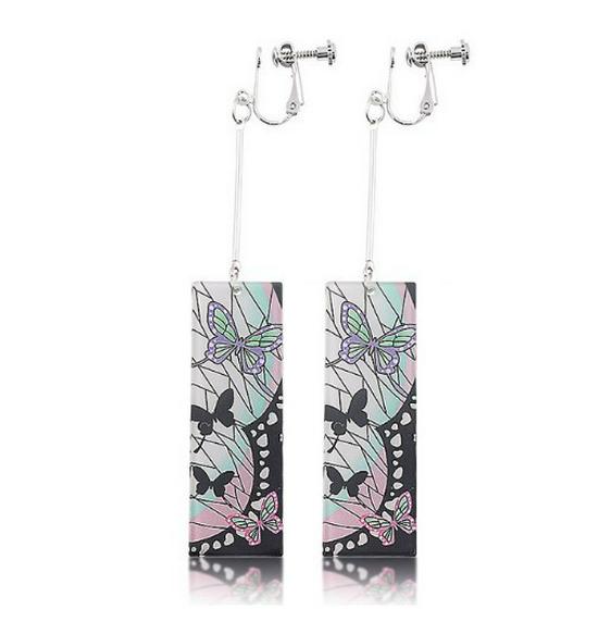 Japanese Style Demon Slayer Mutsuki Haya Female Demon Earrings