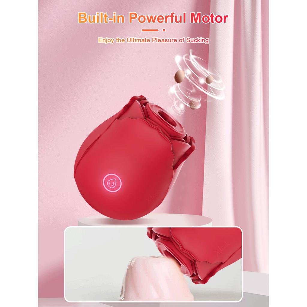 Rose Sex Toys For Woman,Rose Sucking Virbrator For Women,Clit Sucker Clitoral Stimulator For Women