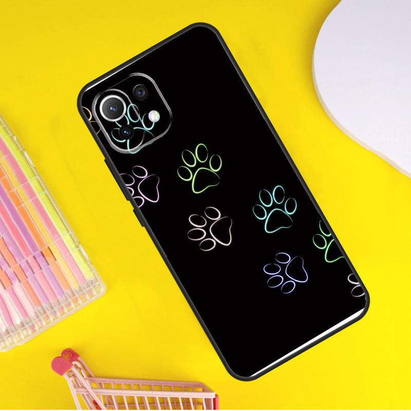 

Dog Cat Paw Cover For Xiaomi 14 Ultra 13 11T 12T 13T 14T Pro POCO X7 X6 Pro X3 X5 F3 F5 M6 F6 Pro Case POCO X5