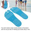 1 Pair Adhesive Anti Slip Waterproof Heat Resistant Sticker Feet Pad for Outdoor Beach Summer