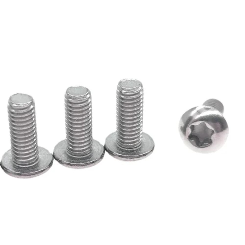 

1 PC M2 M2.5 M4 M3 x 4 5 6 8 10 12 15 18 20 25 30 35mm TA2 GR2 Titanium Buton Head Torx Scoket Screw Bolts M3x4mm