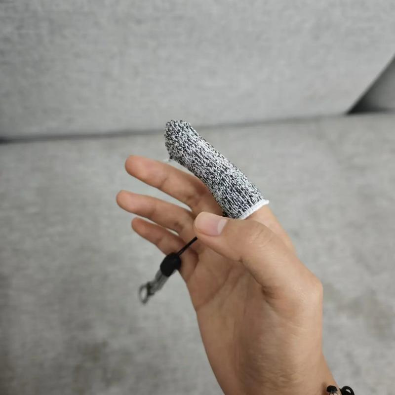 2Pcs Finger Cots, Long-range Single Finger Gloves, Wear-resistant and Anti Cutting Control Line Fishing Gloves, Outdoor Fishing