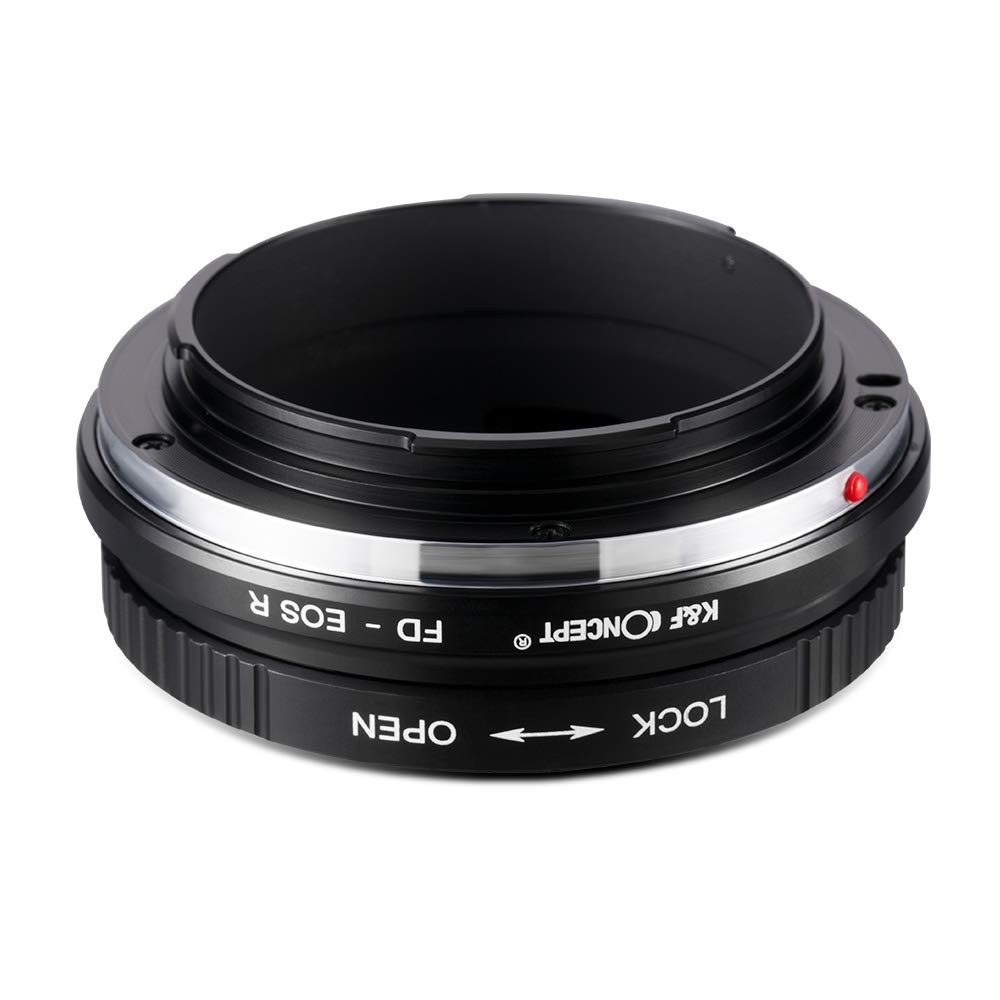 CONCEPT R Lens Adapter for Canon FD Lenses to Canon EOS R Infinity Focusing K&F FD-EOS Cameras, High-Precision