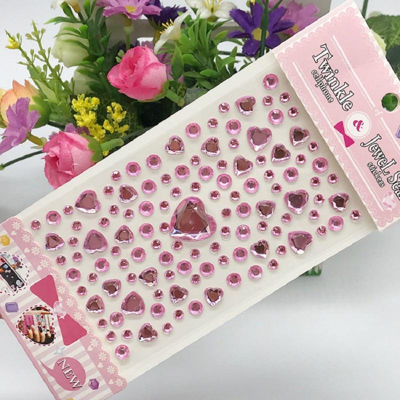 New Stickers On The Face Rhinestone Makeup Bright Face Art Sticker Children's Temporary Tattoo Rhinestone for Strasse Makeup