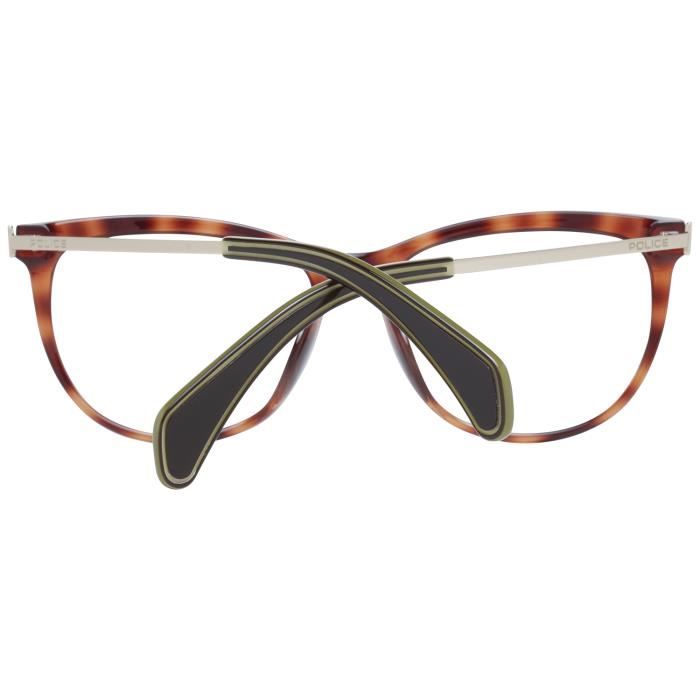 Lunettes de vue - Police - PL625 - Femme - Marron - Monture Métal &amp; Plastique