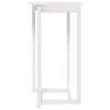 822178 vidaXL Table de bar Blanc 60x60x110 cm Bois massif de pin