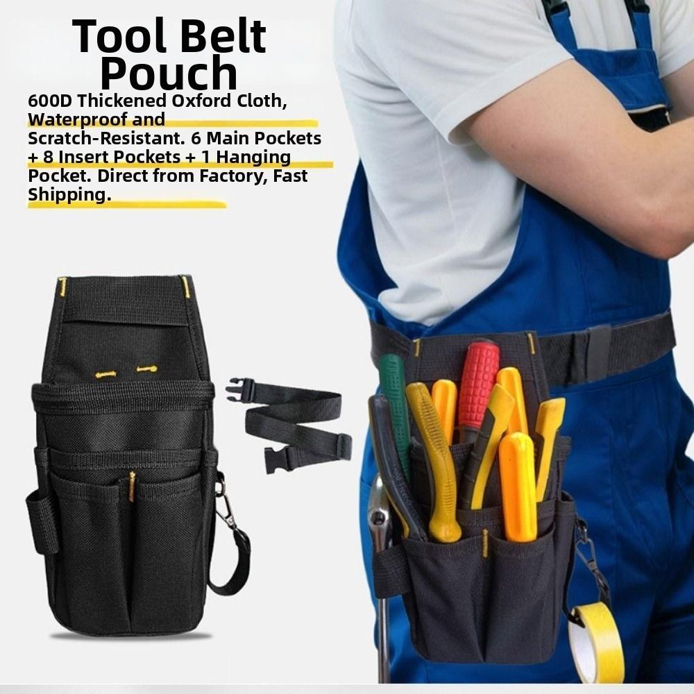 Thickened Waist Belt Pouch Adjustable Hardware Tool Pouch Electrician Tool Bag  Electrician