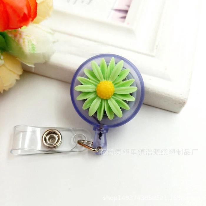 1pc Retractable Nurse Badge Reel Clip Students ID Card Badge Holder Accessories Cute Work Badge Reel School Supplies