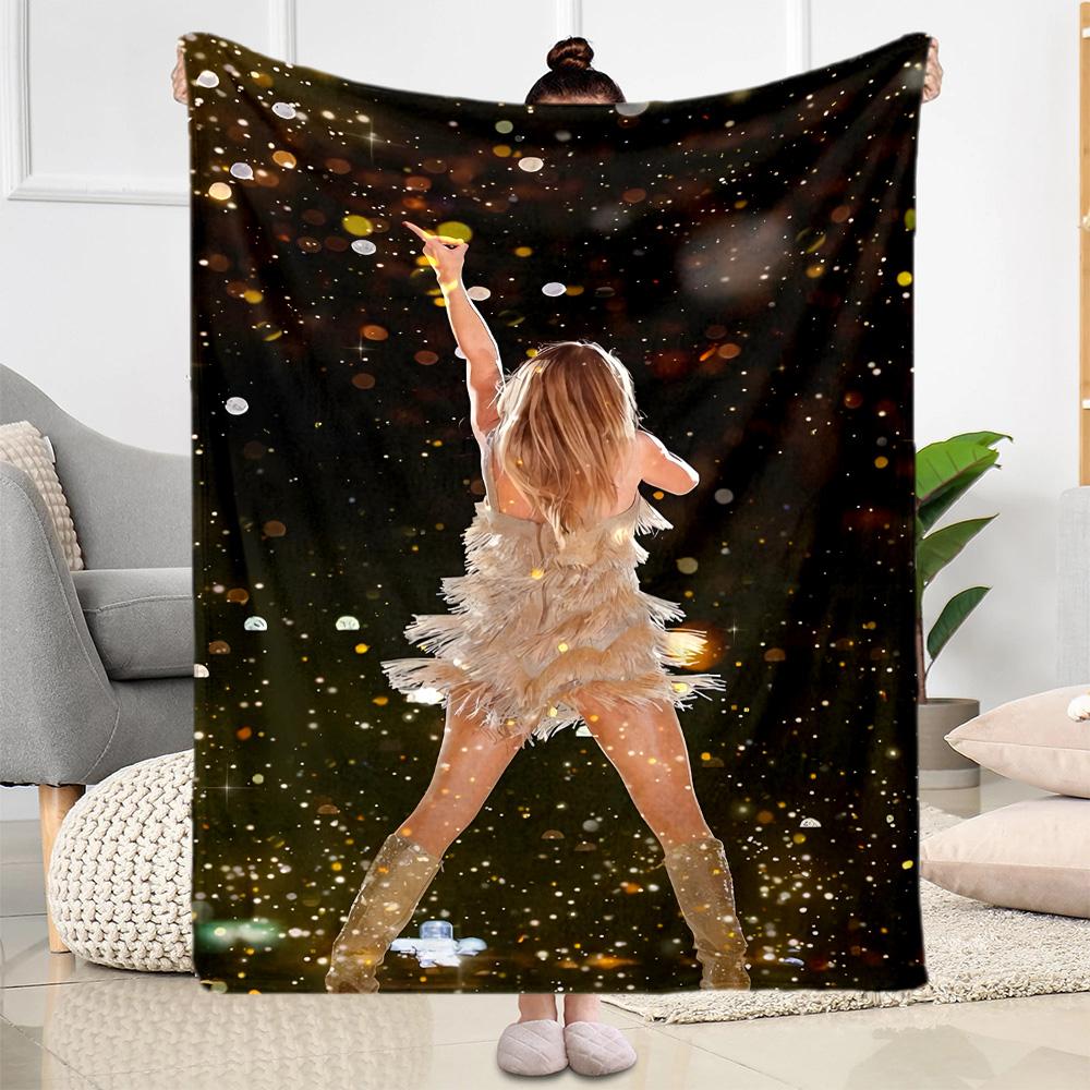 Taylor Swift's Rosa Feier-Decke Ultra-Weich Geeignet für Strandkorb Wohnzimmer Vier Jahreszeiten Universell Moderner Stil