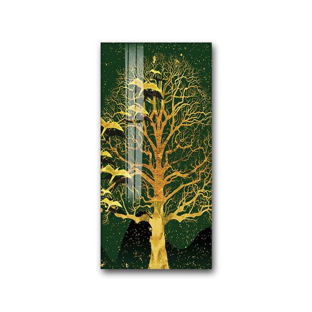 Nordic Leinwand Malerei Abstrakte Wohnzimmer Goldene Kunst Wand Bilder Drucken Schlafzimmer Esszimmer Home Decor Ungerahmt Poster Kunst