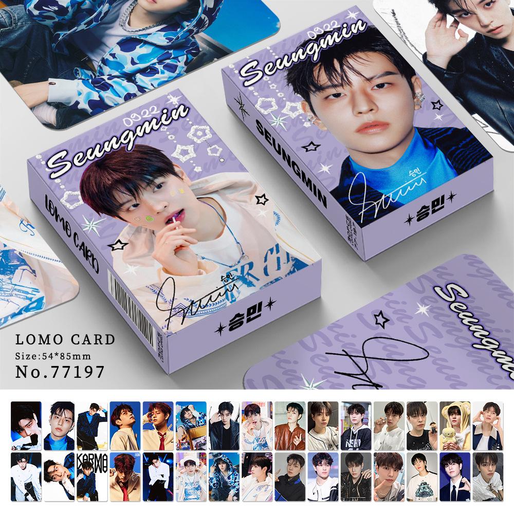 Skzoo Straykids 30Pcs Double-Sided Lomo Photocard Felix Han Ji-Sung In Greeting Card Kpop Fan Collection In Stock