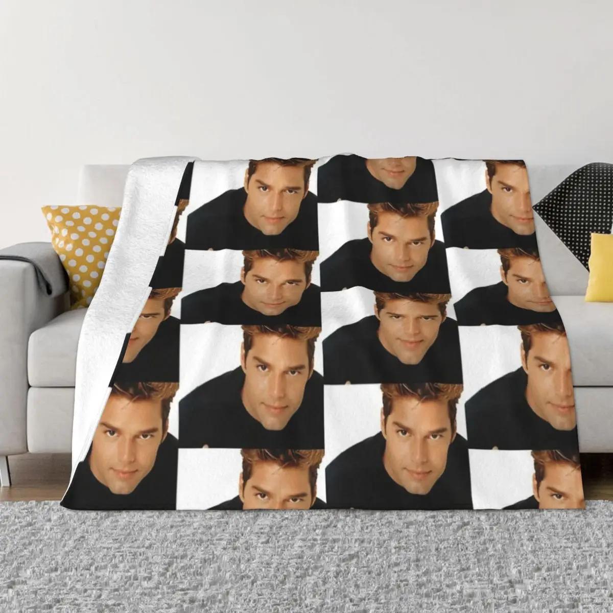 

Ricky Martin Throw Blanket Blankets for Beds Size Soft Bed Sheet Rome Decor Bedding Cover Gift Travle Baby Furry Blankets 30x40in