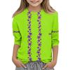 Kids Halloween 3/4 Sleeve T-Shirt for Boys and Girls