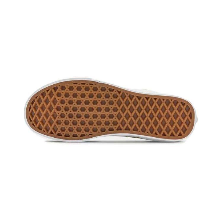 Vans Slip-On Smiley-Print Aktive Elemente Bequem Stoßabsorption Langlebig Niedrig geschnitten Kinder Skateschuhe Kinder Sneaker Gelb VN0A5KXMBK2