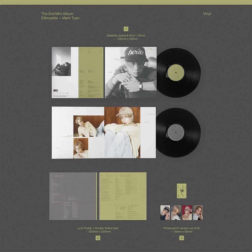 (LP Vinyl Ver.) Mark Tuan (GOT7) [Silhouette] 2nd Mini Album
