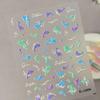 3D Starfish Embossed Nail Art Stickers Ocean Themed Self Adhesive 1Pcs Nail Decals for Summer Beach Vacation Manicure