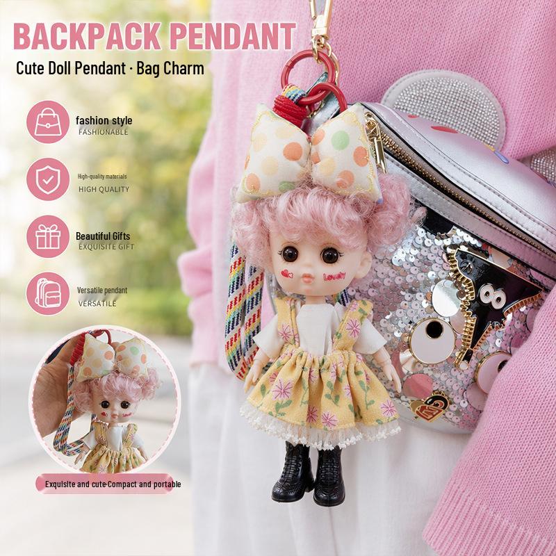 15cm BJD Lolita Doll Mobile Phone Pendant Toy - Trendy Birthday Gift for Girls