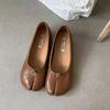Fashion Bailamos Brand New Split Toe Flats Ballet Shoes Tabi Ninja Women Casual Shoes Woman Slip On Loafers Soft Bottom Moccasins Mujer