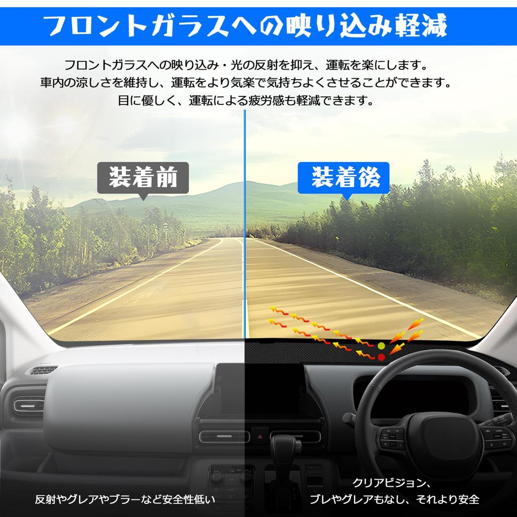 CARVANTA Dashboard Mat for Honda New Freed GT Series Compatible with 2024 Mesh Cloth Dash Custom Sun Reduces and Prevents Deterioration Set of 1 (3rd