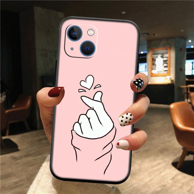 IK54 pink Hand Rose Smoke New High-End Shell Phone Case for Redmi Note 8 9 Pro Max 9S 9T 9C NFC 8T 8A 10A A4