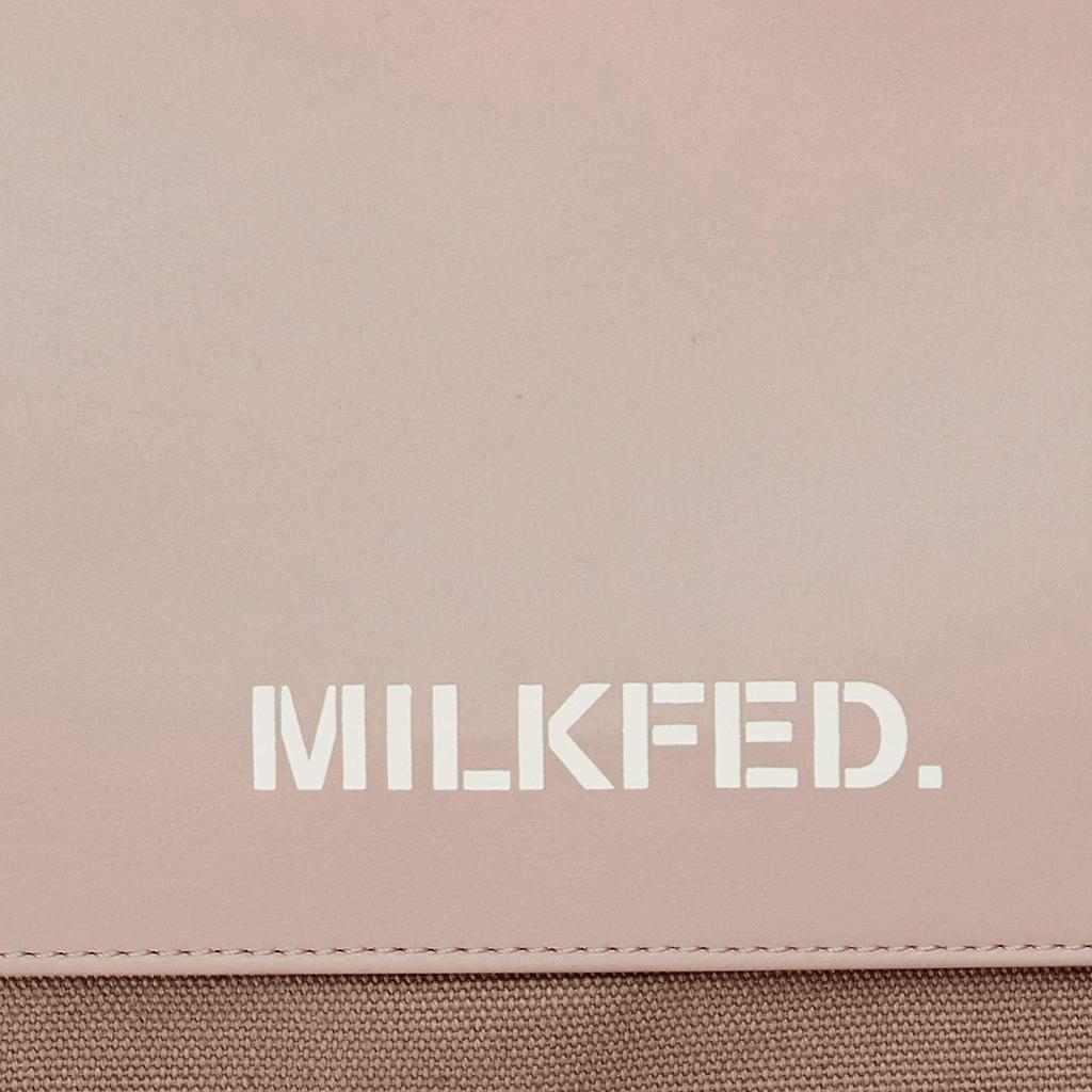 Milkfed FAUX LETHER PATCH TOTE 103203053015 Beige Tote Bag Women's
