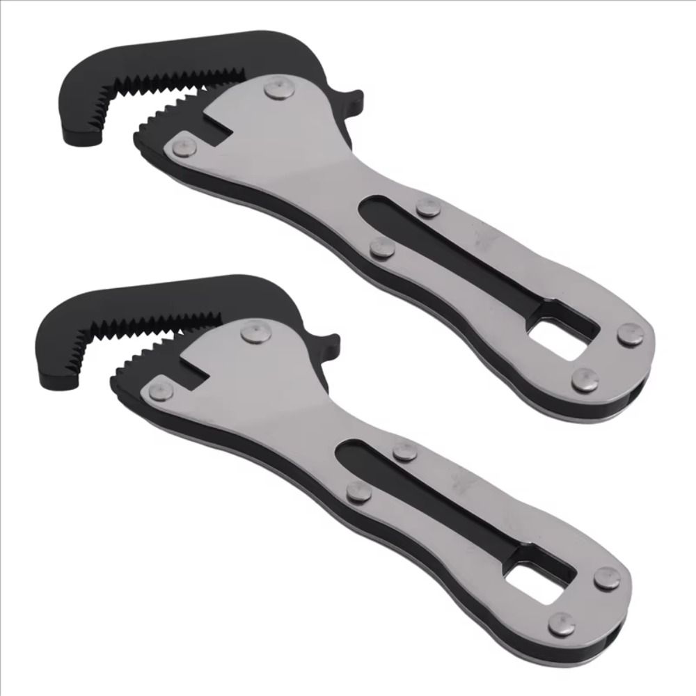 Non-Slip Handle Adjustable Wrench Ergonomic Design Lightweight Small Wrench Rough Wrench Short Handle Multifunctional Wrench