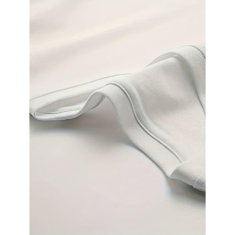 European Size Women'S Soft Breathable Pure T-Shirt - White Top with Leopard Pumpkin Graphic, Casual Everyday Shirt for Women