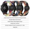 18mm 20mm 22mm Pasek pętla z plecionego nylonu do Huawei Watch GT5/GT4 Pro Klamra spadochronowa Wygodny pasek do Samsung Watch 7 6 5 4