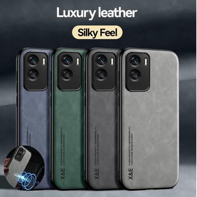 Luxuriöse stoßfeste Hülle für Honor 90 Smart 70 Lite 50 Schutzhülle Eingebaute magnetische Autohalterung Schutz Handy-Coque