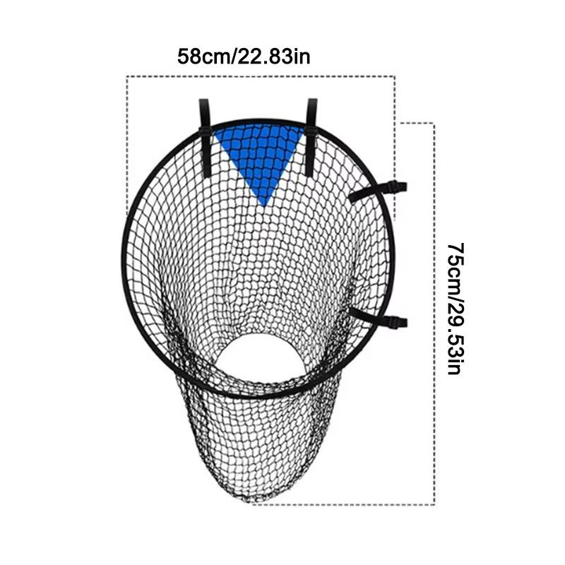 Soccer Target Net Foldable Soccer Ball Practice Shot Net Outdoor Football Training Equipment for Shooting Accuracy Training