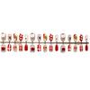 Christmas Cute Cartoon Bear Red Nail Art Stickers - Sweet Style Whitening Nail Tips