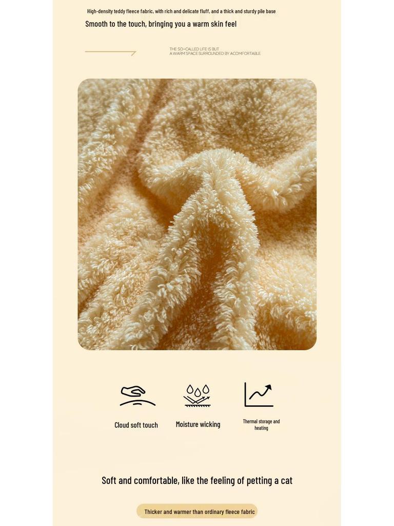 Winter Plush Velvet Bedding Set: Flannel Fleece Sheets & Teddy Duvet Cover