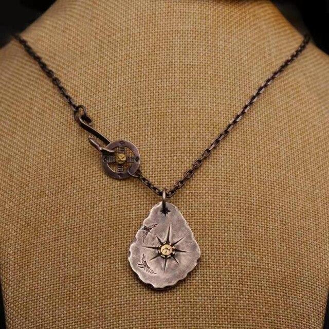 

Новый дизайн ретро ожерелье ручной работы для мужчин и женщин модные модные кулоны ювелирные изделия аксессуары белый