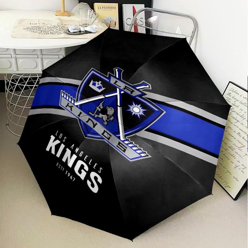 Los Angeles ice hockey Umbrella Folding umbrella, automatic umbrella 8-Frame for Travel, camping Use Gift for Halloween Christmas