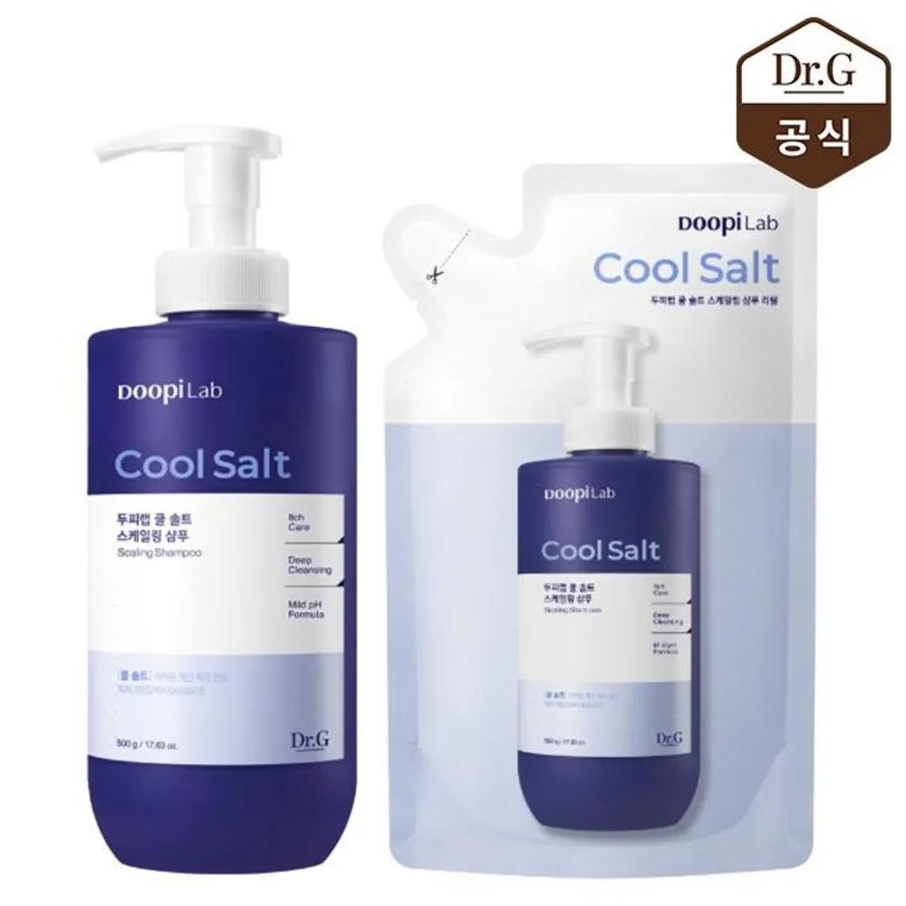 Scalp Lab Cool Salt Scaling Shampoo 500ml + Refill 500ml