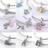 Travel Charmcopper Plane Paris Tower Pendant Fit Bracelet Beads Making Woman Fashion Jewelry