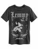 Amplified Motorhead Lemmy 1945 Mens Charcoal T Shirt Motorhead Lemmy Tee T Shirt
