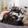 Black Dragon Pagoda Full Moon Blanket Home Decor Soft And Comfortable Machine Washable Sheet Nap Blanket